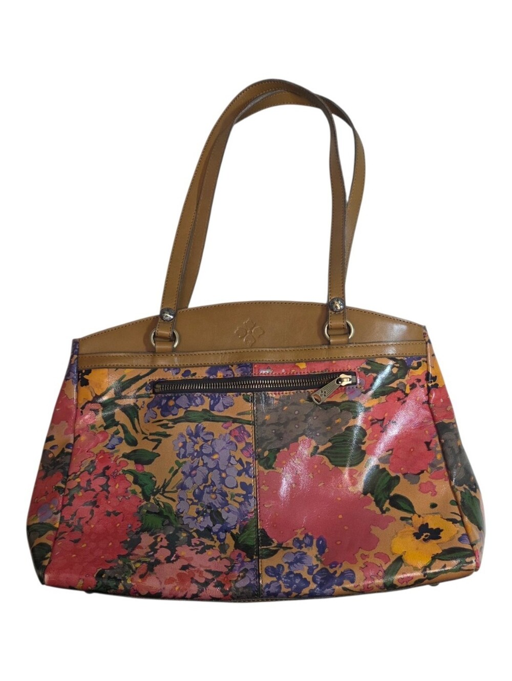 Patricia Nash Poppy Tote Handbag Floral Design